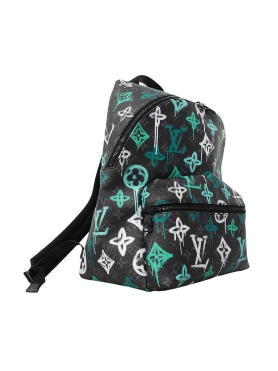 louis vuitton black multicolor backpack Multipocket Patchwork Monogram Eclipse Canvas and Printed Leather 247897203 The supple canvas makes this a comfortable carry while the extra wide opening gives easy access to belongings inside. Louis Vuitton M30337 taiga rainbow